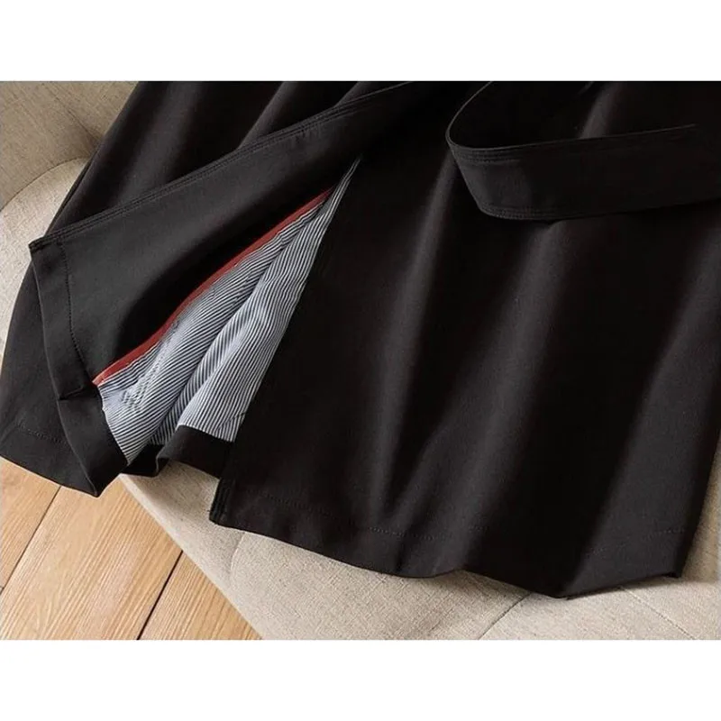 Женская двубортная ветровка средней длины повседневный тренчкот с вышивкой