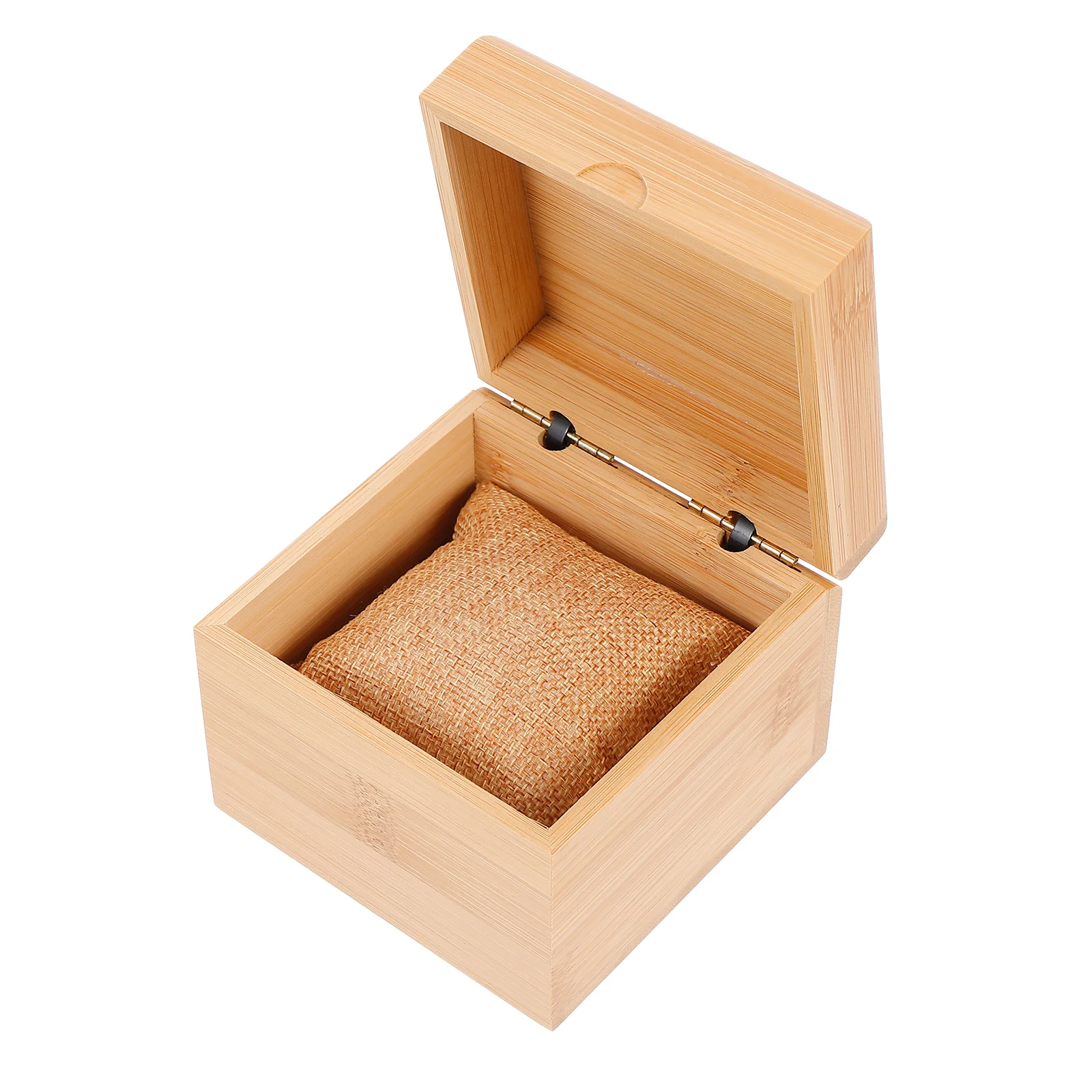 

Watch Storage Box Display Case Watches Men Gift Jewelry Container Bamboo Man