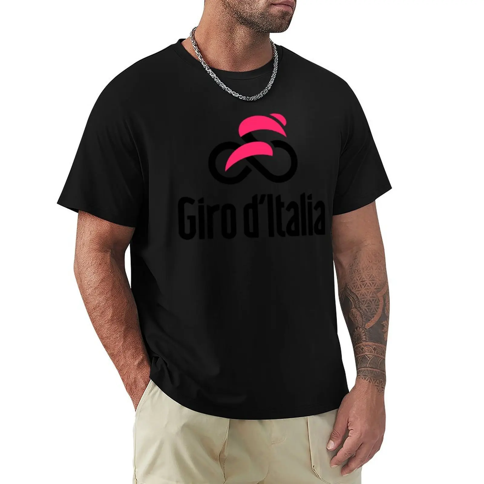 Фото Футболка Giro d Italia с оригинальным принтом, повседневная футболка №1
