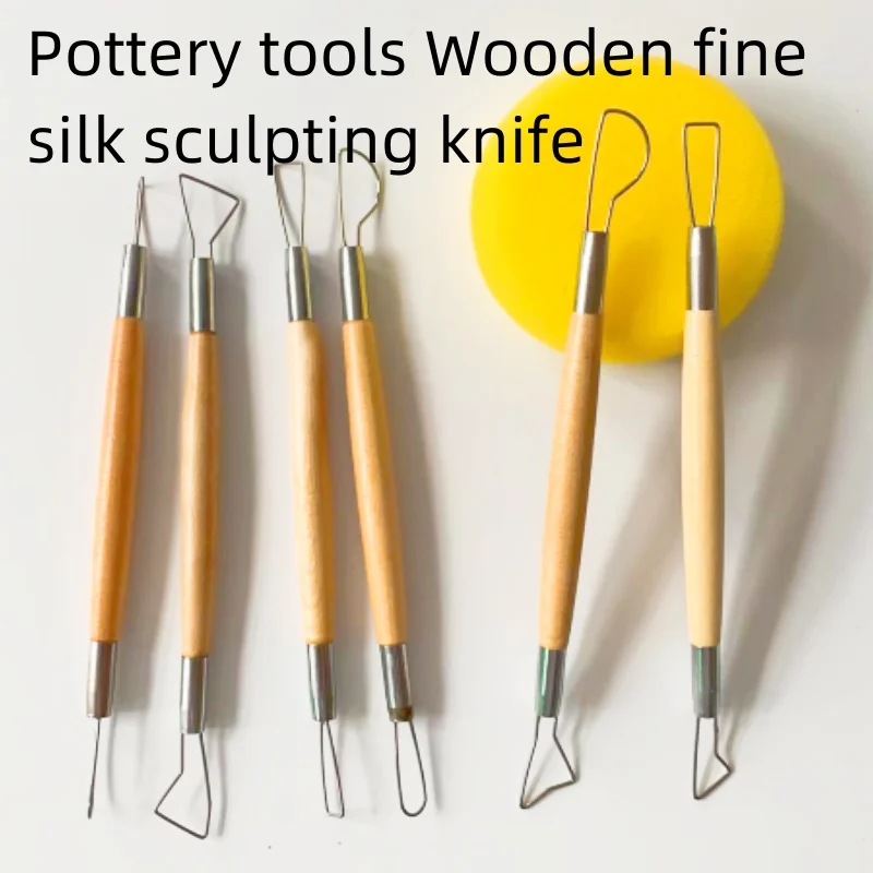 Инструменты для отделки и рисования глины 6 предметов набор ручной полимерной