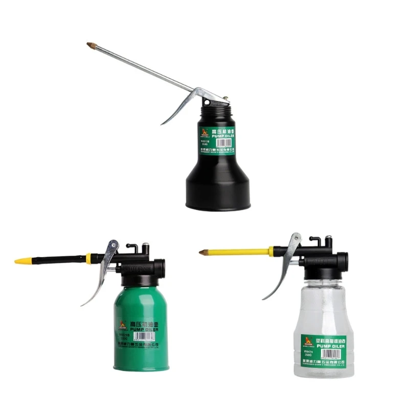 

Pump Oiler Can Manual Oiler Portable Oil Pot Can Pump Oiler for Motorcycles