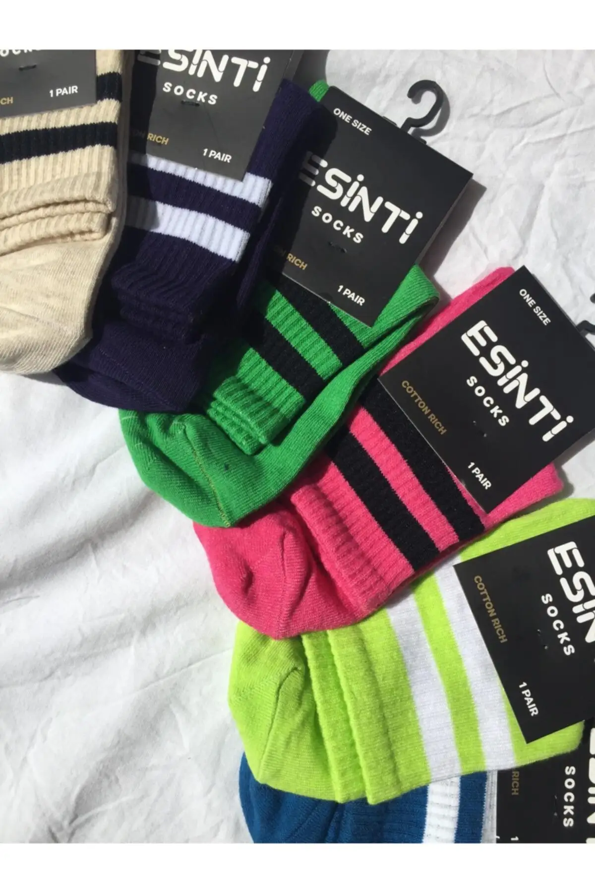 

Носки в полоску посылка 6 шт.