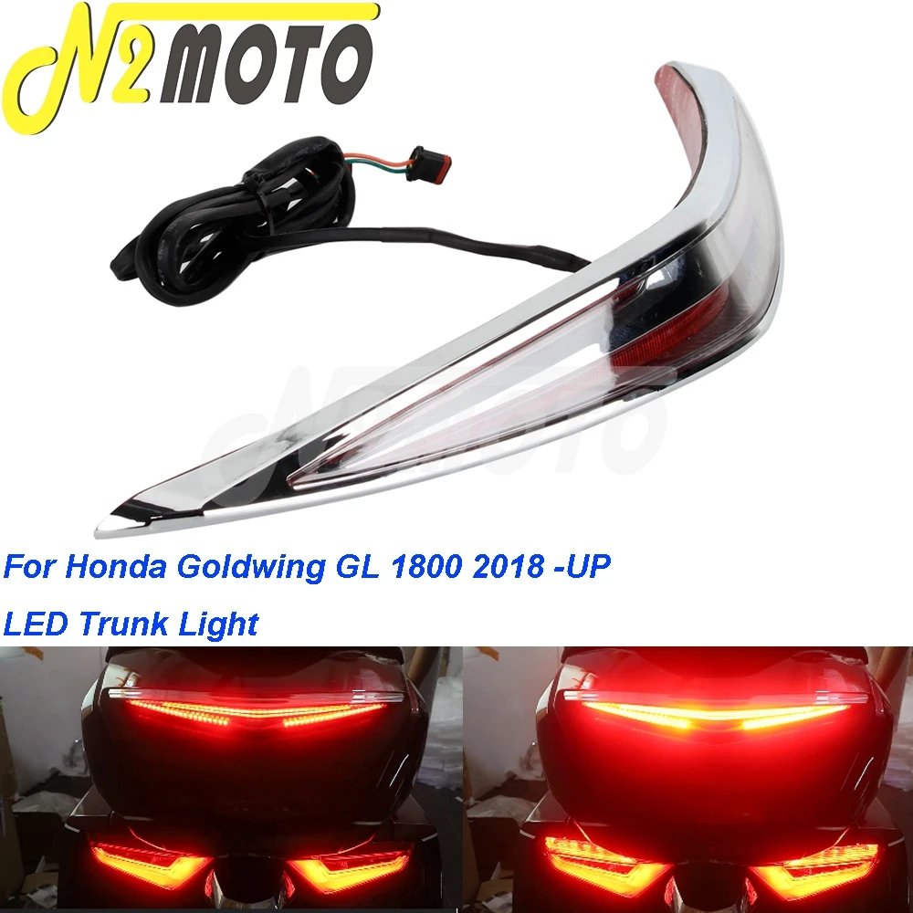 

Led Trunk Light For Honda Goldwing Gold Wing GL 1800 GL1800 Tour DCT F6B 2018 2019 2020 2021 Motorcycle Red Brake Turn Signals