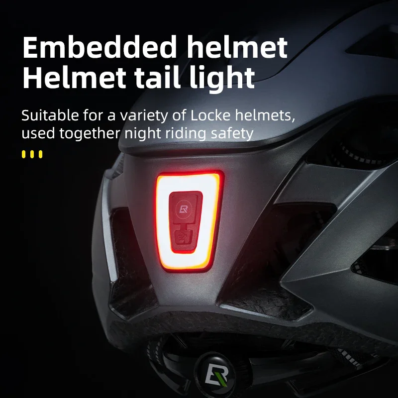 ROCKBROS Велосипедный фонарь IPX6 Водонепроницаемый задний светодиодный USB