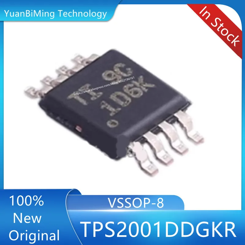 

10 шт./партия TPS2001DDGKR TPS2001 VSSOP-8 1D6K 100% Новый оригинальный телефон