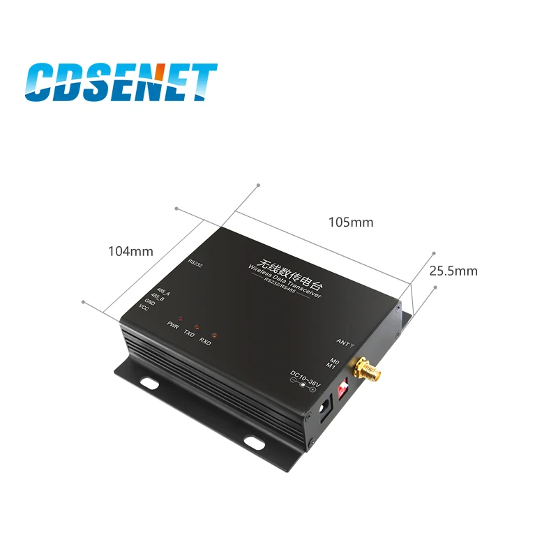 LoRa SX1278 433MHz Long Range 5W Transceiver Receiver 37dBm 20km CDSENET E32-DTU-433L37 RS232 RS485 433 MHz wifi Serial Port