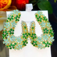 missvikki new trendy fresh bright earrings for women girl daily bridal wedding party jewelry christmas present gift high quality