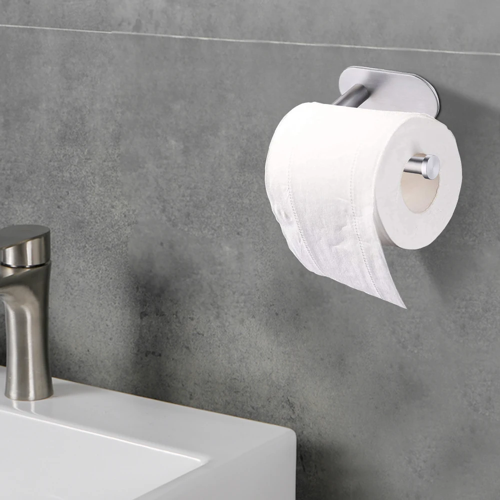 Самоклеящийся держатель для полотенец из туалетной бумаги настенное крепление