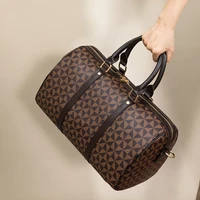 duffle bag style leather traveling handbag for lady weekend gym shoulder bag famous designer luxury women replicate hand bag