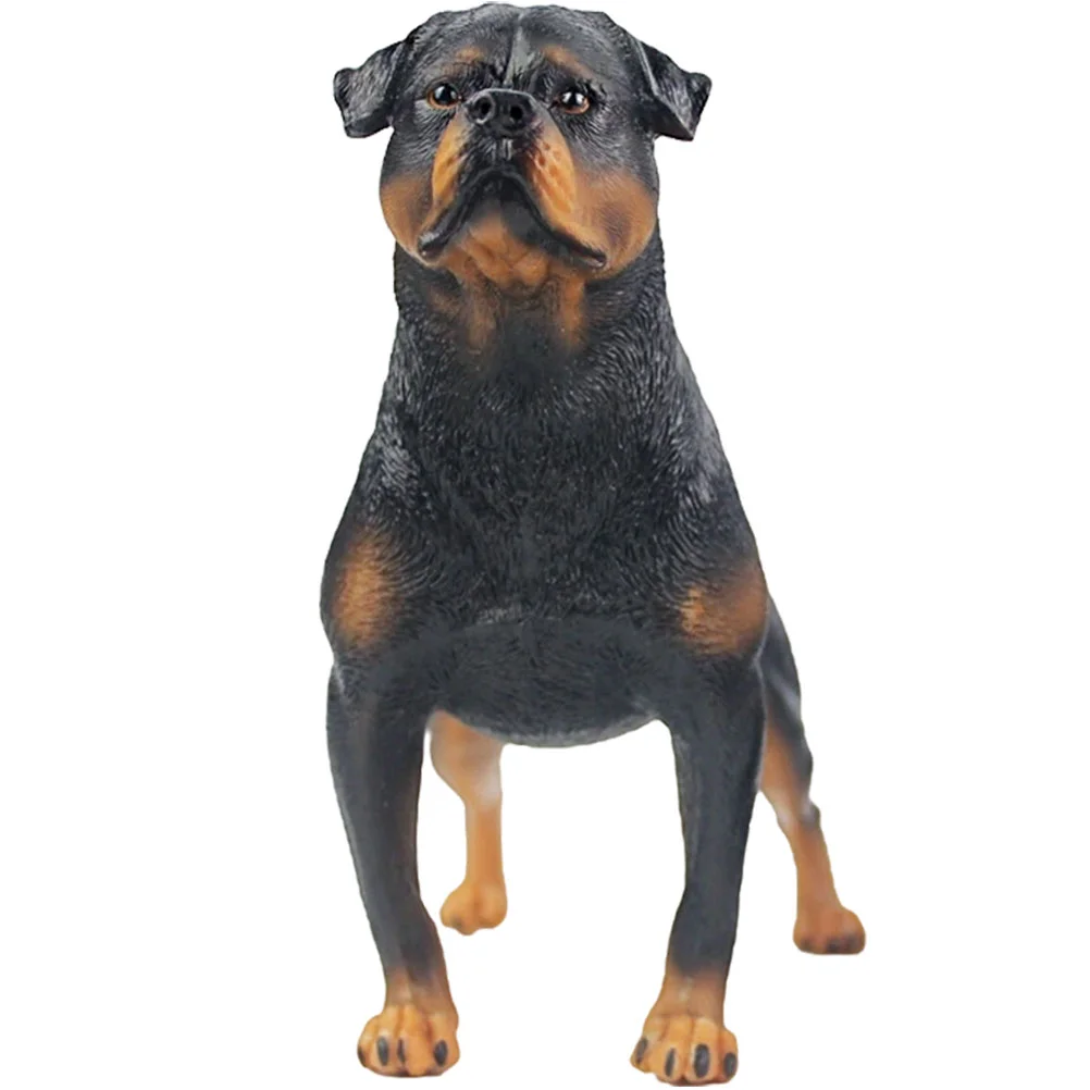 

Dog Adornment Desktop Dog Decoration Standing Dog Toy Desktop Animal Model Kids Dog Model