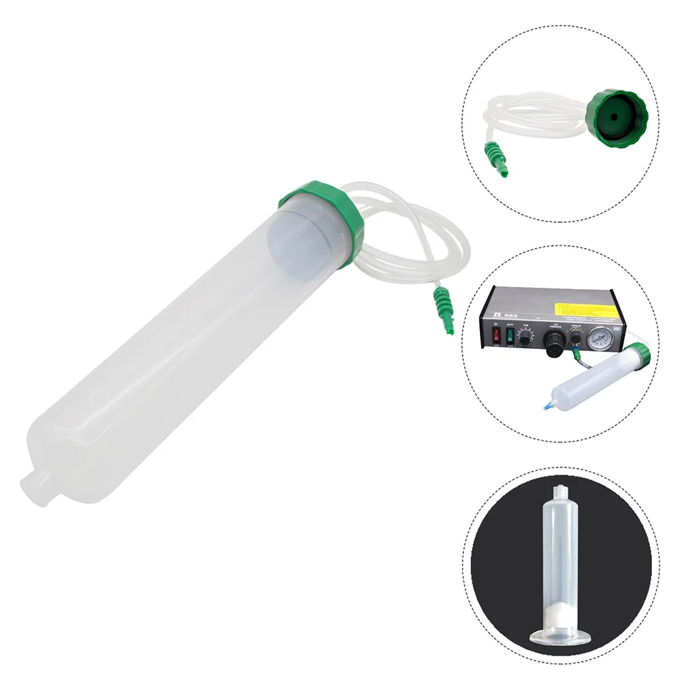 

Food Syringe Dispensing Syringe 300cc Needle Plastic Dispenser Air Glue Divider Connector Industrial