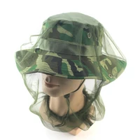 fishing caps sun hats anti mosquito fly insect face protection cover mesh net camping mosquito head net hiking fishing tools