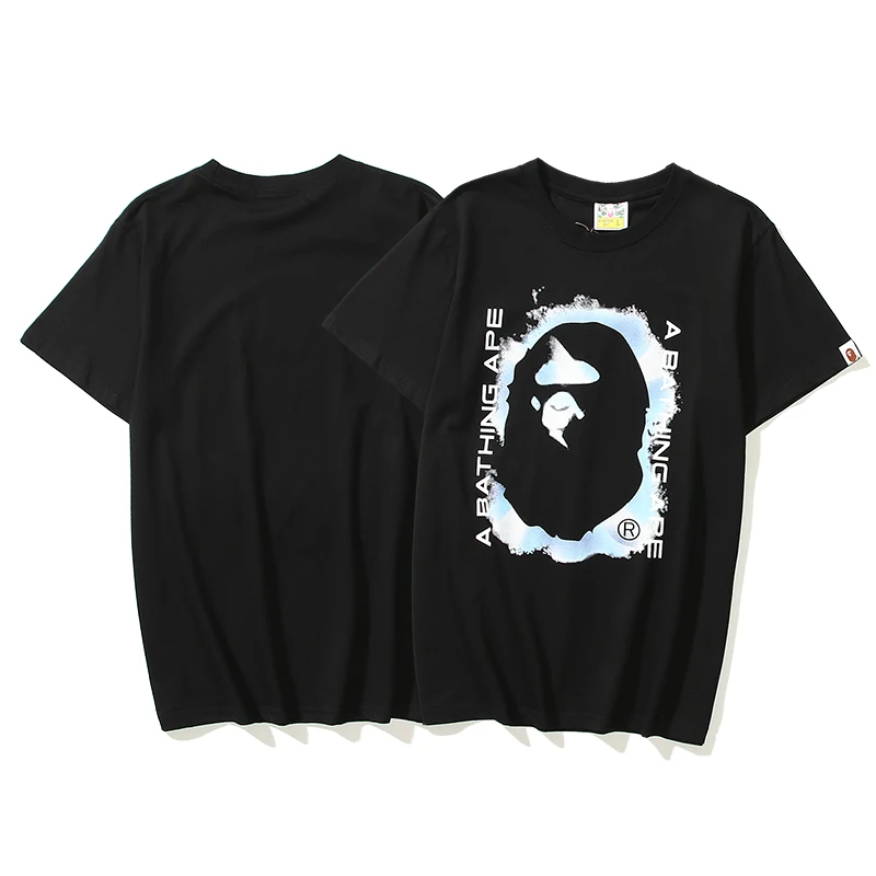 

Fashion BAPE Short Sleeve by Bathing Ape 2022 Japanese Tide Brand High Quality Short Sleeve Casual Hip Hop Cotton T-Shirt#27