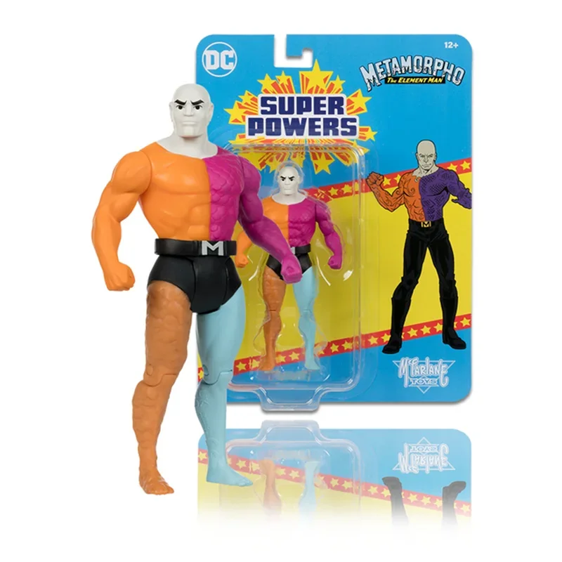 Mcfarlane Toys Super Powers Ornaments Metamorpho Gold DC Коллекционная фигурка куклы