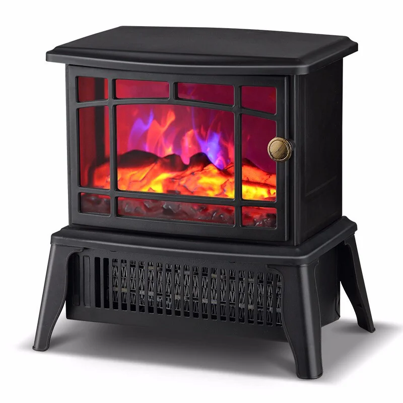 Heater 3d simulation flame heating furnace living room heating furnace three household small desktop desktop electric fireplace