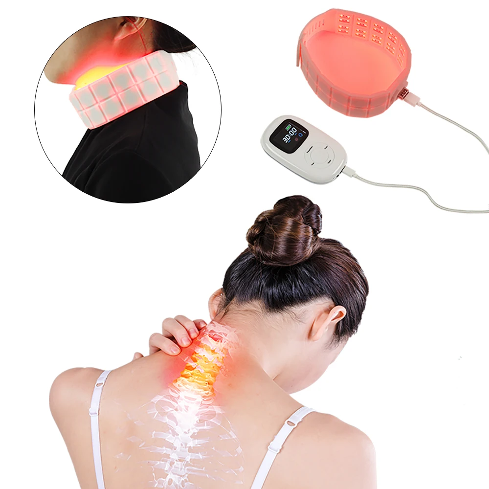 lllt Low Level Cold Laser Therapy Cervical Machine for neck Pain Relief Spondylosis Rehabilitation Physical  Massager Equipment enlarge