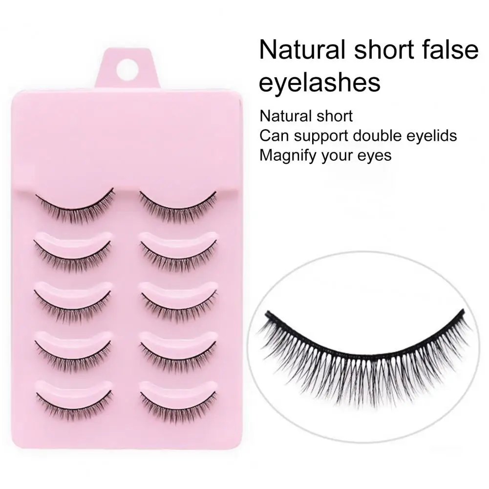 5 пар накладные ресницы из искусственного волокна |