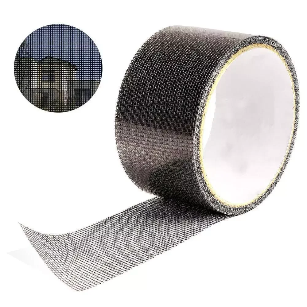 

Net Anti-mosquito Mesh Sticky Wires Patch Repair Tape Summer Screen Window Door Mosquito Netting Patch Repair Broken Hole