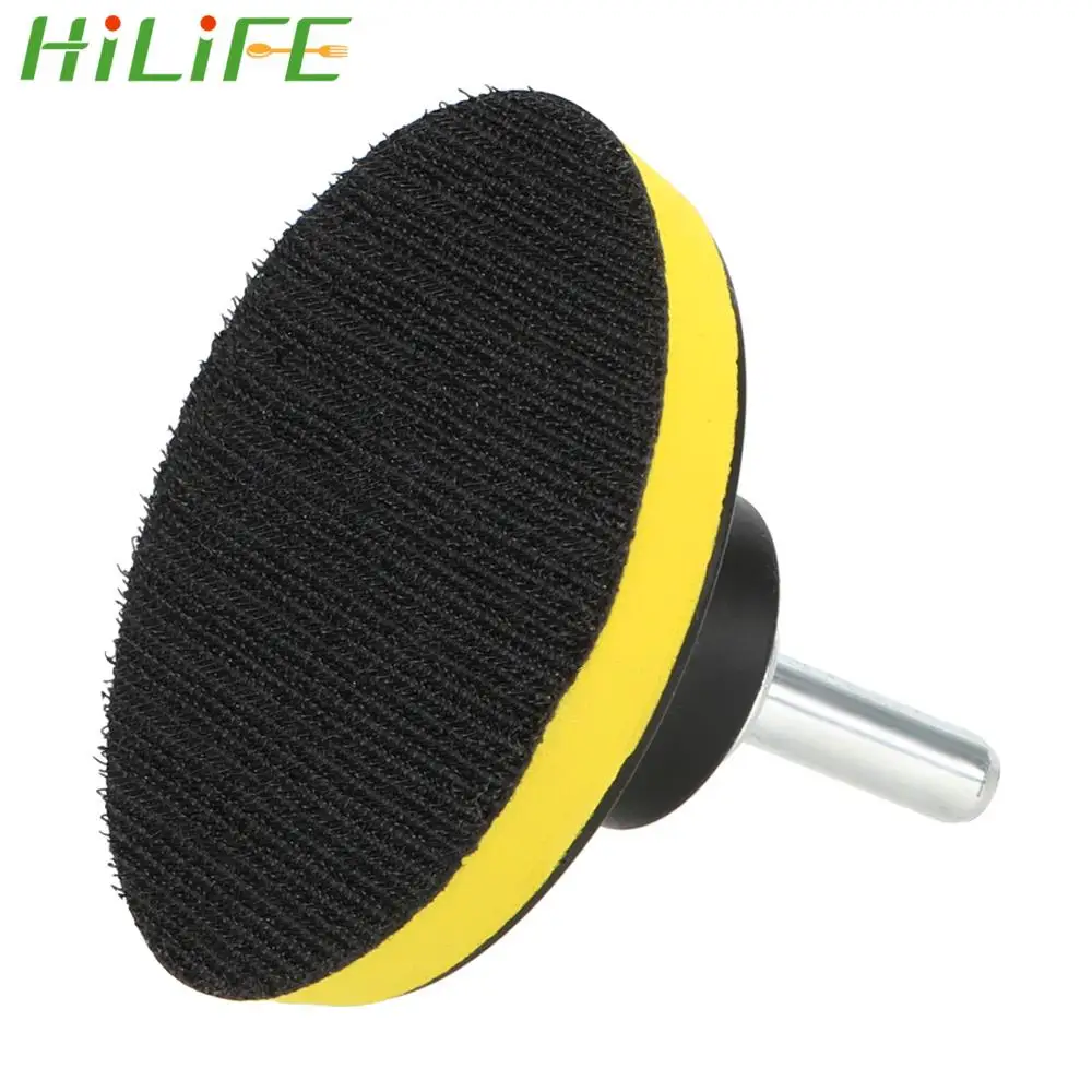 

HILIFE Self-adhesive Sanding Disc Pad for Dremel Electric Grinder Rotary Tool Sandpaper Disc Holder 3" 75mm 8mm Shank