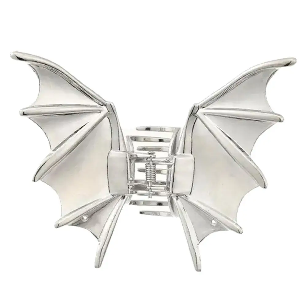 Заколка-краб Женская в Корейском стиле Готическая заколка виде крыла летучей