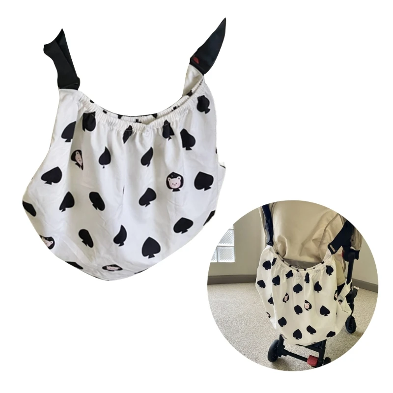

Stroller Storage Bag Stroller Hanging Bag Convenient & Spacious Organizers Storage Solution Bag for Baby Essential