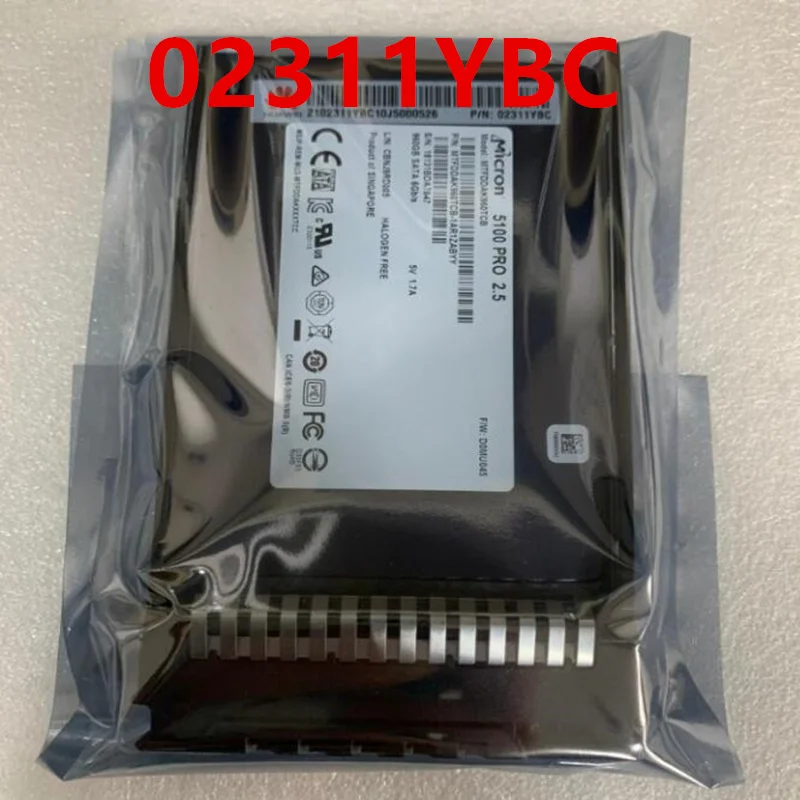 

Original New Solid State Drive For HUAWEI RH2288 V3 V5 960GB 2.5" SATA SSD For 02311YBC