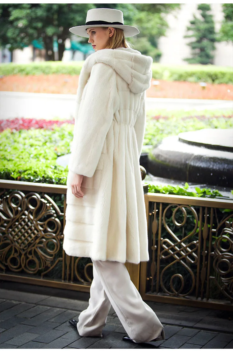 New Product Coats Woman Winter 2022 Women's Winter Coats Fur Mink Fur Thick Winter High Street Other Slim Real Fur Coat