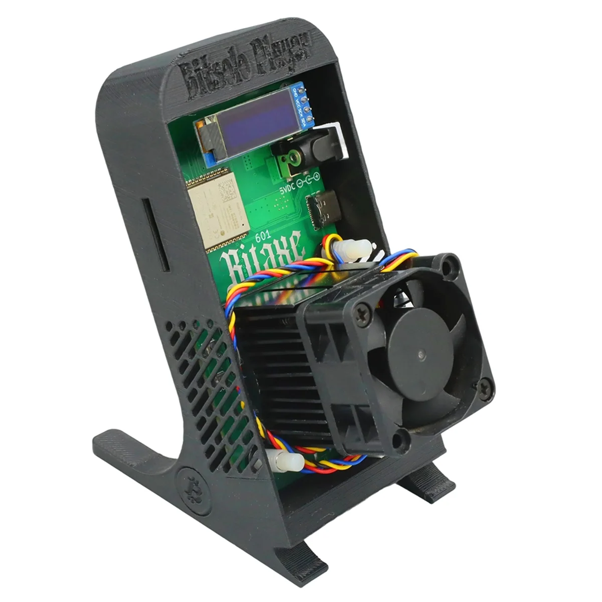 Bitaxe Gamma 601 Solo Miner 1 2TH/S 18 Вт BM1370 от Antminer S21 Pro Asic Bitcoin BTC с подставкой UK PLUG