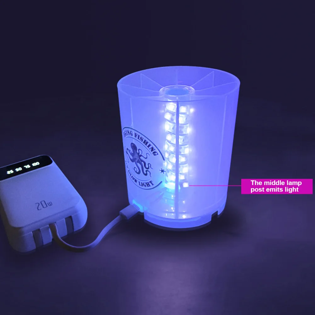 УФ-светильник для кальмаров деревянный заполняющий светильник креветок