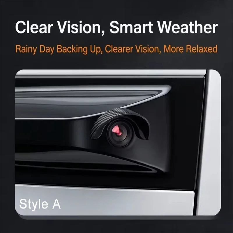 Фото 2 шт. пылезащитные наклейки-накладки на линзы автомобильной камеры, защита от царапин и дождя для Jaecoo J7 J8 2022-2026 №4