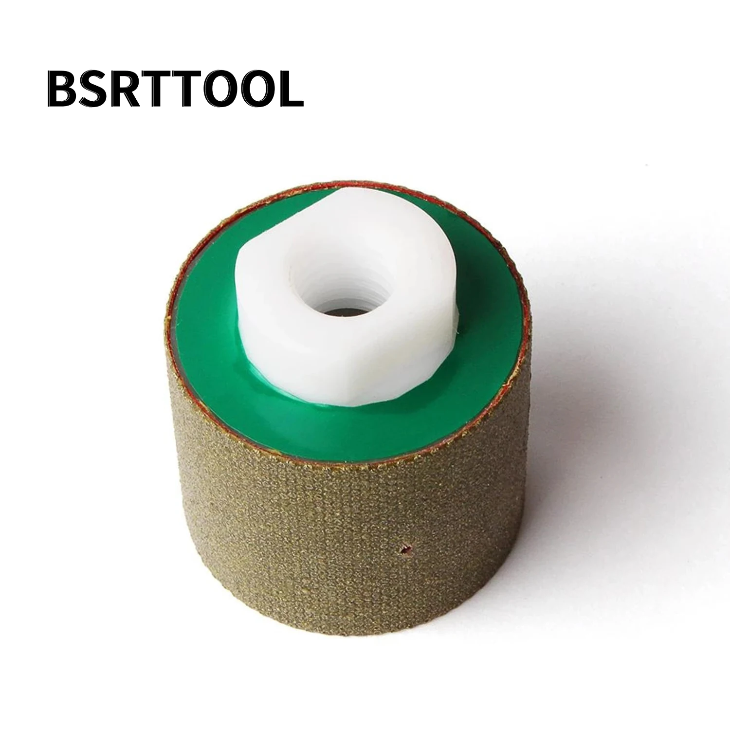 

BSRTTOOL 2" 1 PC Diamond Polishing Drum Wheels M14 5/8-11 Thread Electroplated Grinding Tool For Granite Marble Concrete Sanding