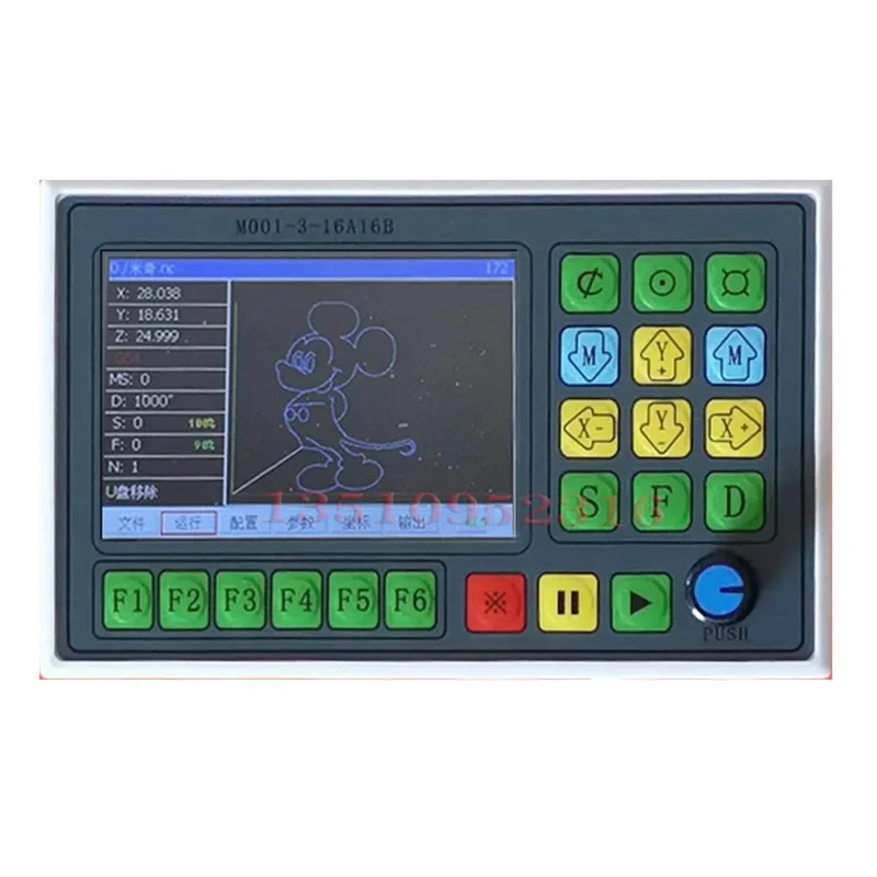 Токарный станок с ЧПУ M01-3-16a16b3 фрезерный система гравировального станка