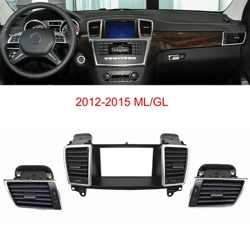 Фото Для Mercedes-Benz W166 W292 ML GL GLE GLS LHD 2012-2015 2015-2019 Левая и Правая Решетки Вентиляционных Отверстий Кондиционера в Сборе №1