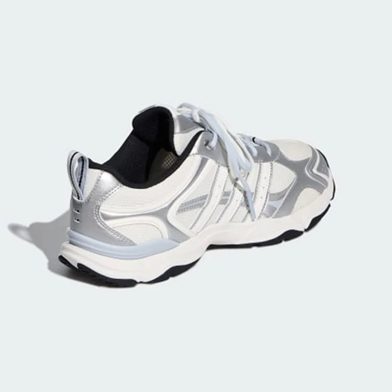 Фото Женские повседневные кроссовки Adidas KH6931, серебристый металлик, промежуточная подошва Dreamstrike, резиновая подошва Adiwear, обувь для ежедневных прогулок. №3