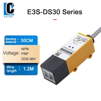 diffuse reflection photoelectric switch e3s ds30n1n2p1p2n3p3 dc three wire normally open and closed