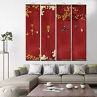 Китайский красный новогодний праздничный подарок, постер, украшение для спальни, гостиной, картина на стену, картины, декор для гостиной