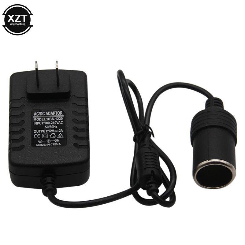 car cigarette lighter 220v to 12v 2a dc power converter charger transformer adapter socket car electronic devices free global shipping