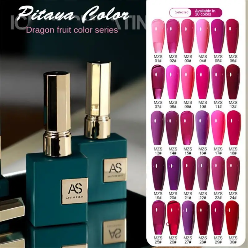 

30Colors Gel Nail Polish Pure Color Long Lasting UV Nail Art Design Semi Permanent Varnishes Base Top Coat Nails Accessories New