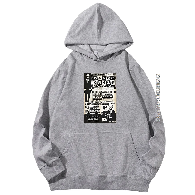 2-цветный Ska весна-осень новые толстовки и свитшоты The Specials Dance Craze Madness 2-цветные