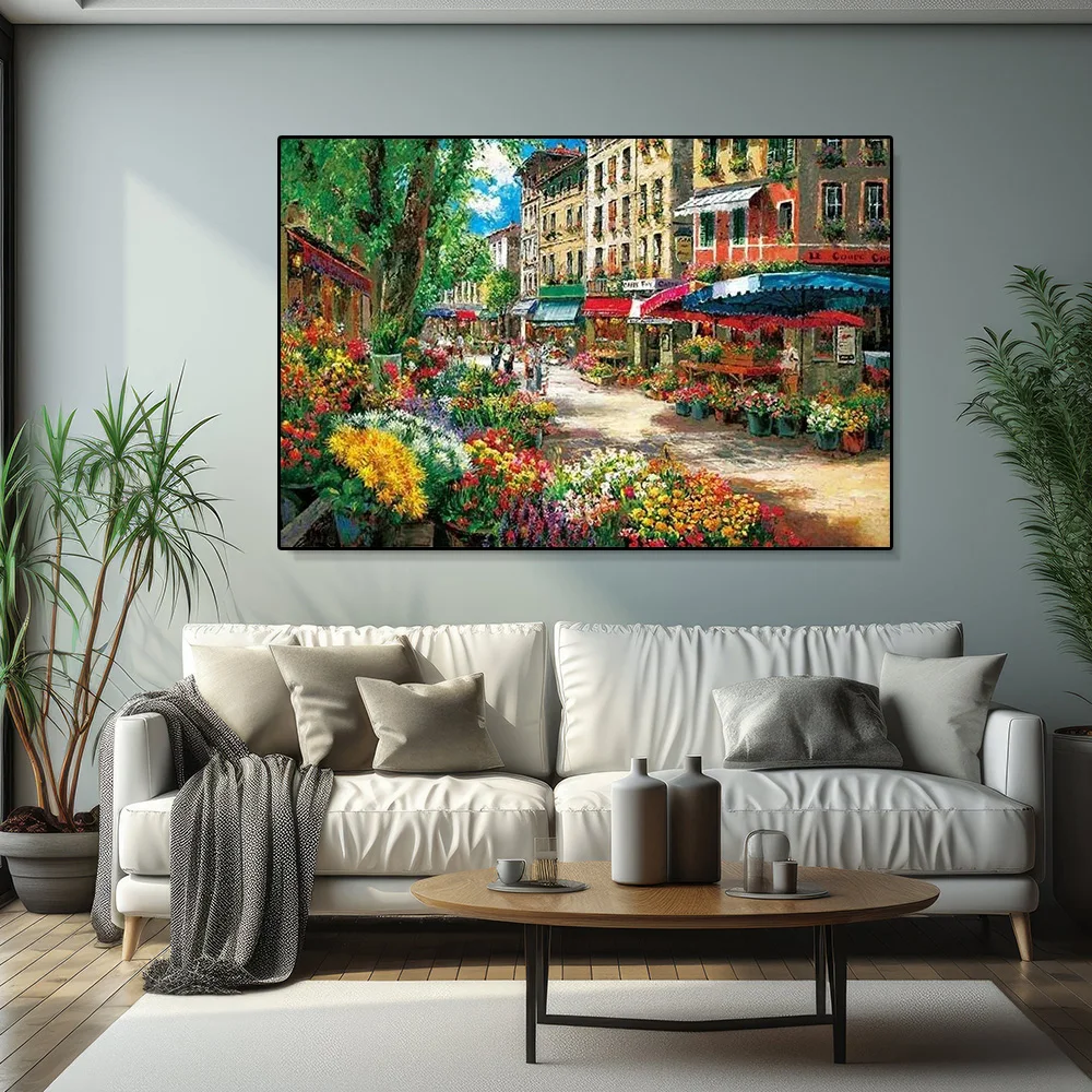 Картина на холсте в скандинавском стиле