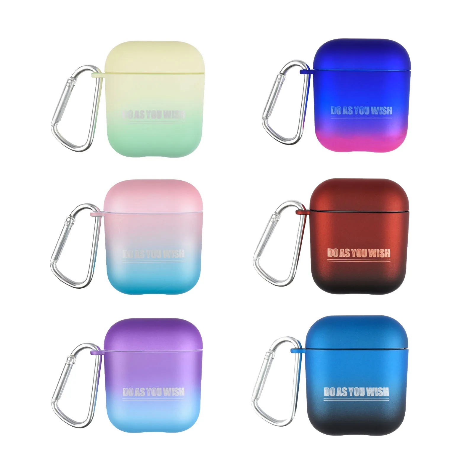 

Чехол для наушников Apple Airpods 1/2, с разрезом