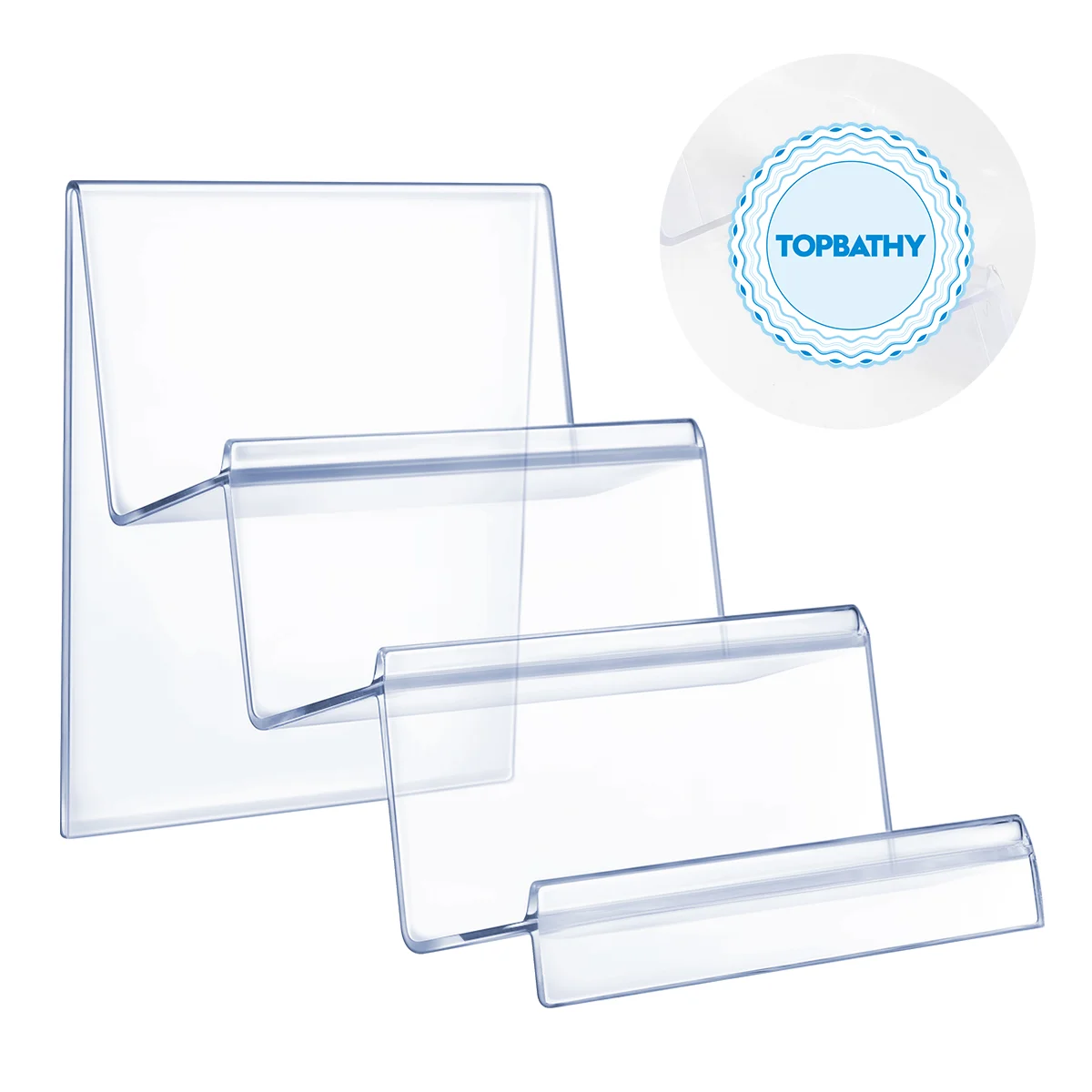 Акриловая настольная стойка для хранения TOPBATHY подставка бумажника держатель
