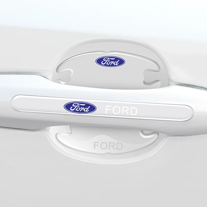 Подходит для Ford Focus Fusion Mondeo Escort Kug Fiesta Mustang прозрачная защитная наклейка на дверную
