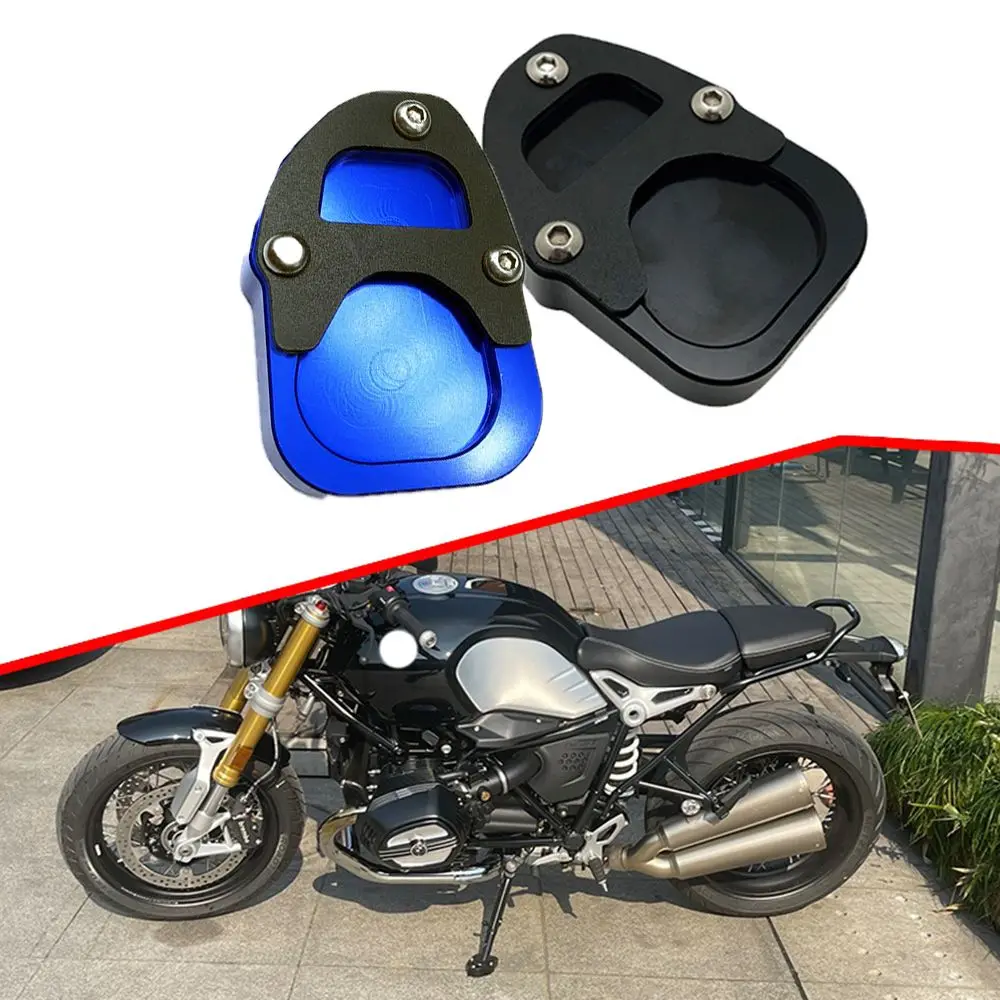 

For BMW R NINE T 17-18 CNC Kickstand Foot Side Stand Extension Pad Support Plate Enlarge Stand