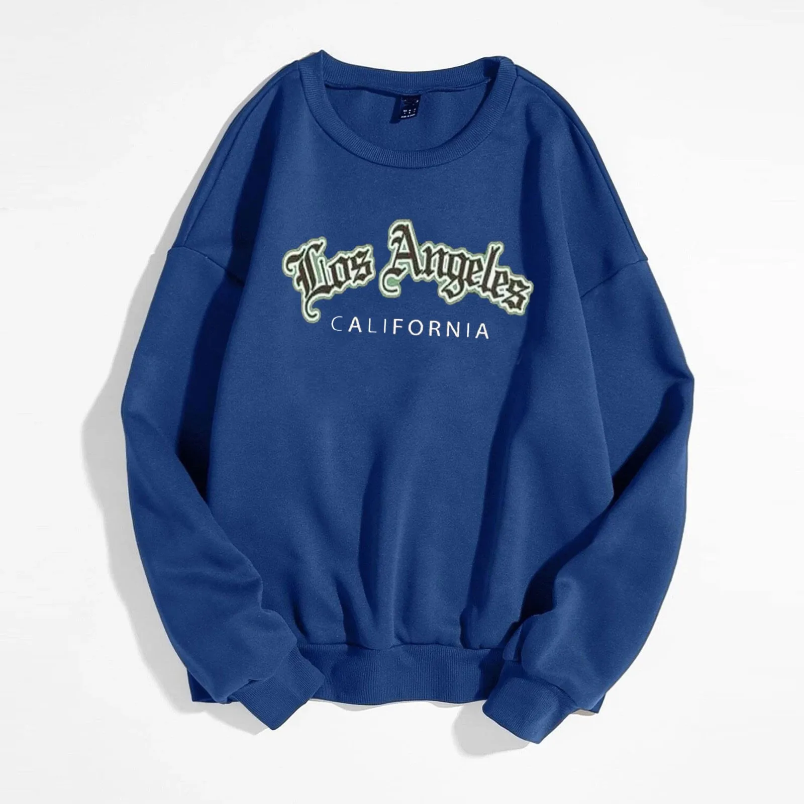 

Sweatshirts Women Loose Long Sleeve Shirts Letter Los Angeles Print Autumn Oversize Hoodies Pullover Streetwear Harajuku Clothes