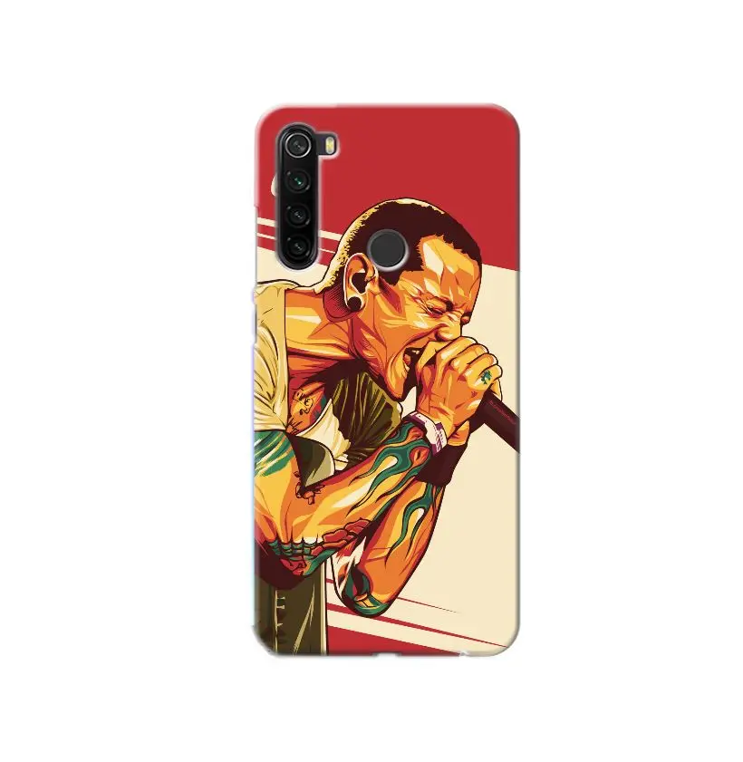 Чехол для Xiaomi Redmi Note 8t Тематика артисты принт 643 честер беннингтон линкин парк -