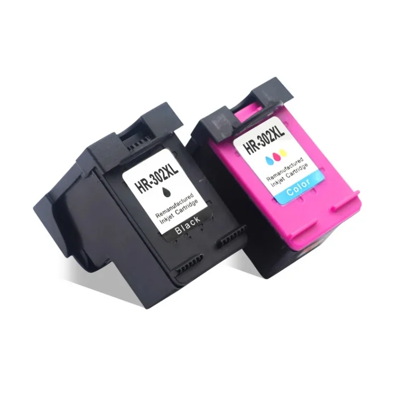 Фото Переработанный картридж с чернилами 302XL для принтеров HP302 Deskjet 1110, 2130, 1112, 3630, 3632, 3830, 4650, 4652, 4528, 4527, 4523 №1