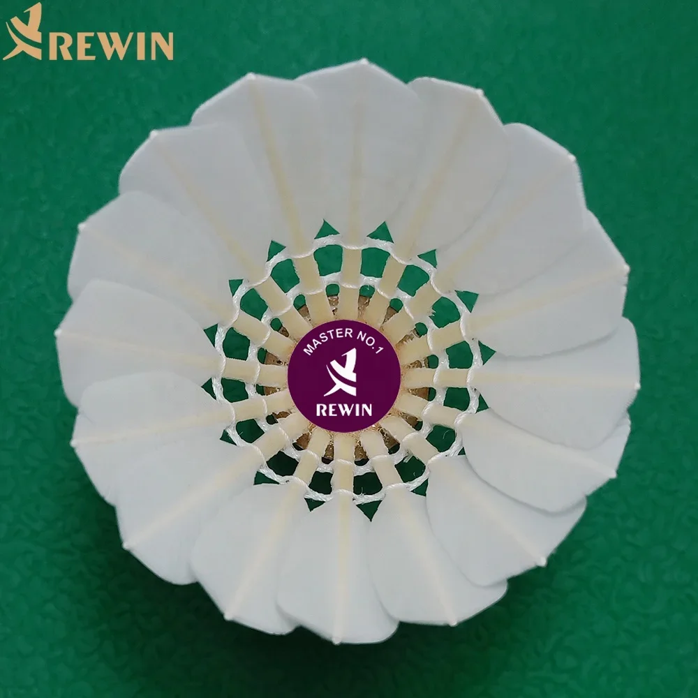 10 трубок AS50 высококачественный волан для бадминтона с гусиными перьями мяч