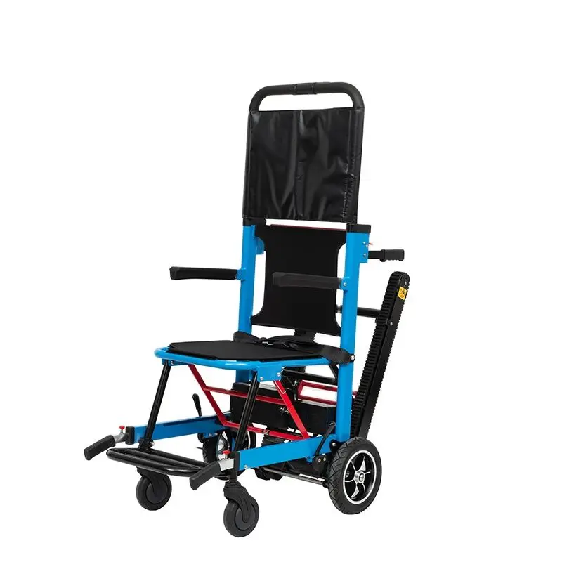 Free Shipping Aluminum Alloy Electric  Power Climbing Wheelchair Stair climber  Battery Chair Big Wheels