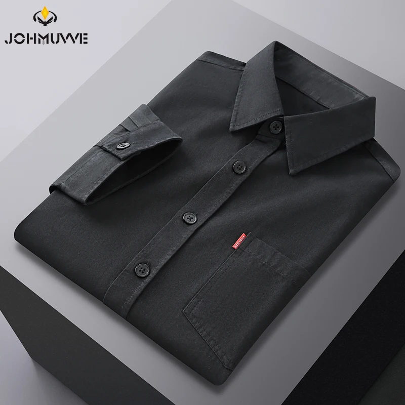 Fast Shipping New Men's Solid Color 3/4 Sleeve Hunting Style Shirt